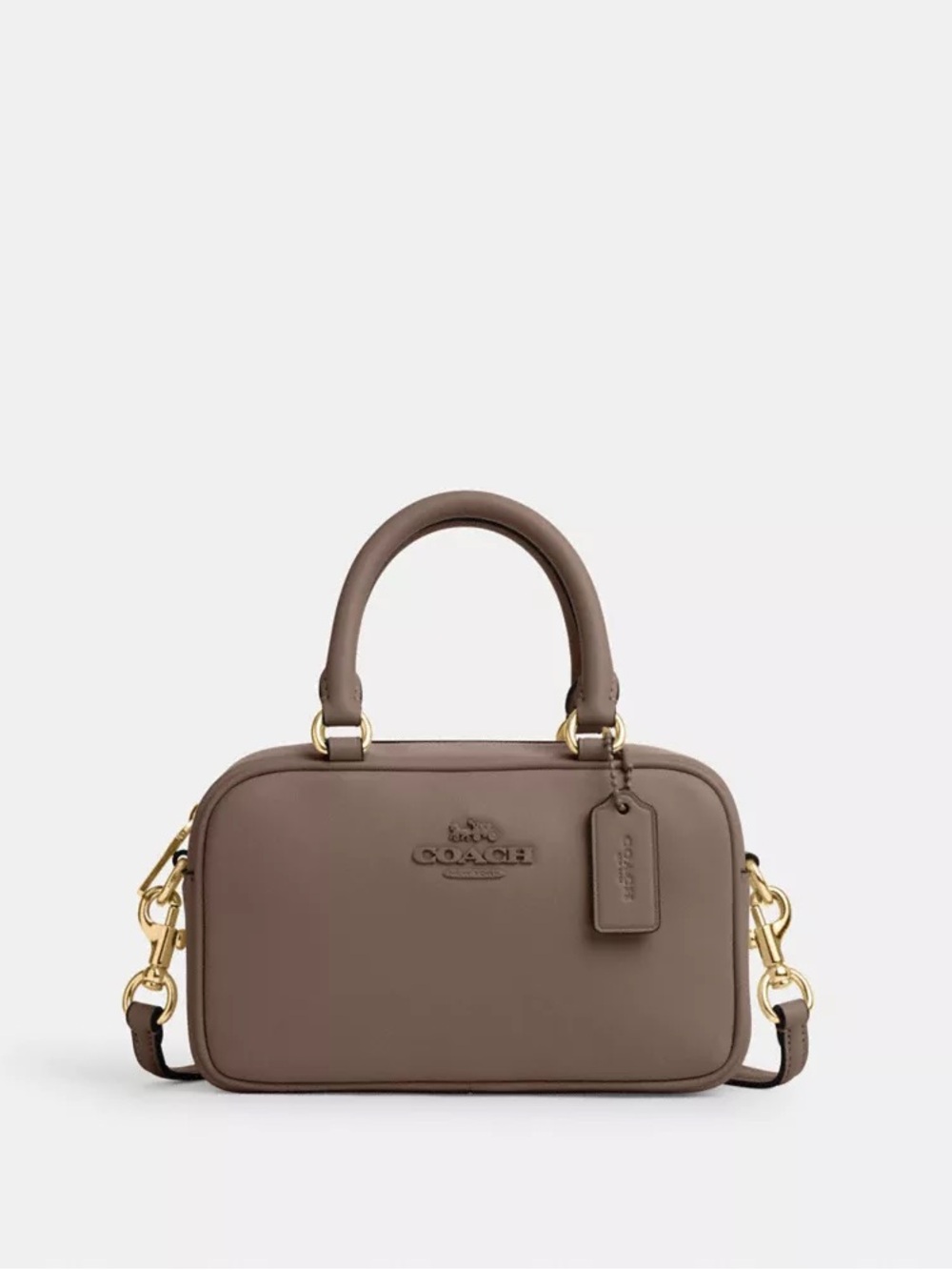 Coach Brown Leather Satchel crossbody bag